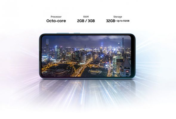 san pham Samsung Galaxy A11 590x400 - [Review] Đánh giá điện thoại Samsung Galaxy A11