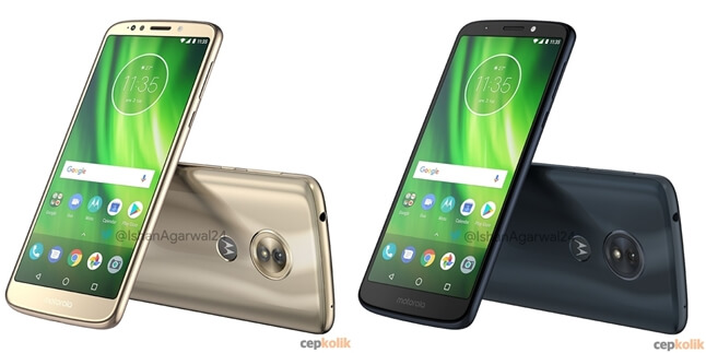 Motorola Moto G6, G6 Play và G6 Plus bị rò rỉ!  Đây là các tùy chọn màu ...