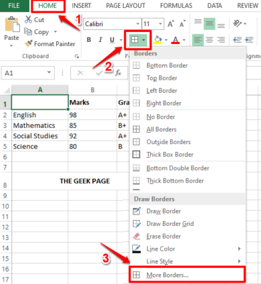 Cách Chèn Đường chéo vào Ô trong Microsoft Excel 5