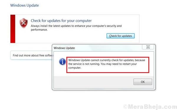 Khắc phục sự cố dịch vụ cập nhật Windows không hoạt động trong Windows 10 1