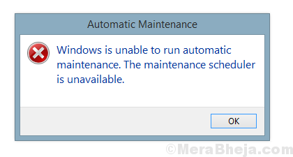 Khắc phục sự cố Windows không thể chạy Bảo trì Tự động 1