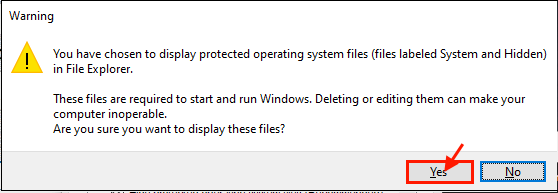 Cách xem các tệp hệ thống ẩn trong Windows 10 8