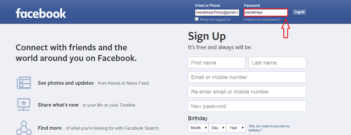 Cách xem mật khẩu Facebook ẩn trong trình duyệt của bạn 7