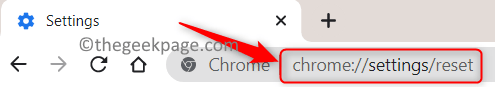 Tối thiểu đặt lại cài đặt Chrome