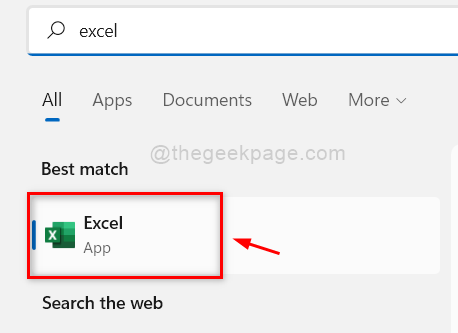 mở Excel