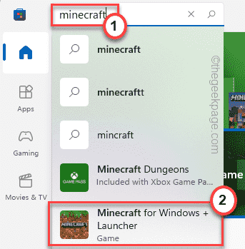 Minecraft Launcher từ Store Min