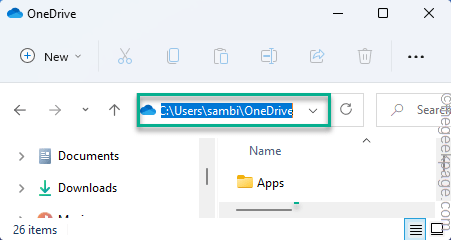 Nhận địa chỉ OneDrive tối thiểu