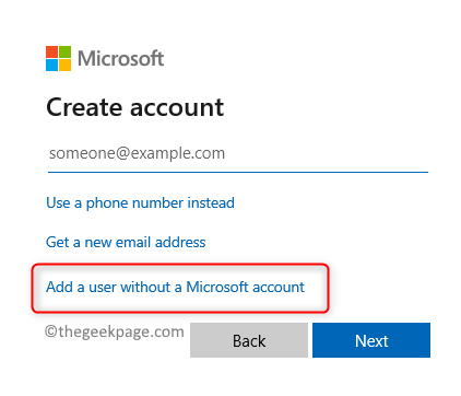 Tài khoản Microsoft Thêm người dùng Không có Tài khoản Microsoft Tối thiểu