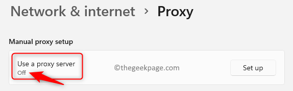 Mạng Internet Proxy Sử dụng Máy chủ Proxy Tắt Tối thiểu