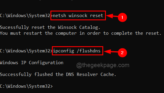 Winsock và Flush DNS 11zon