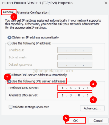 Giao thức Internet Địa chỉ DNS 11zon