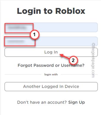 Lần đăng nhập Roblox mới nhất Tối thiểu.