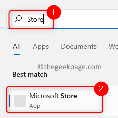 Mở Microsoft Store Min