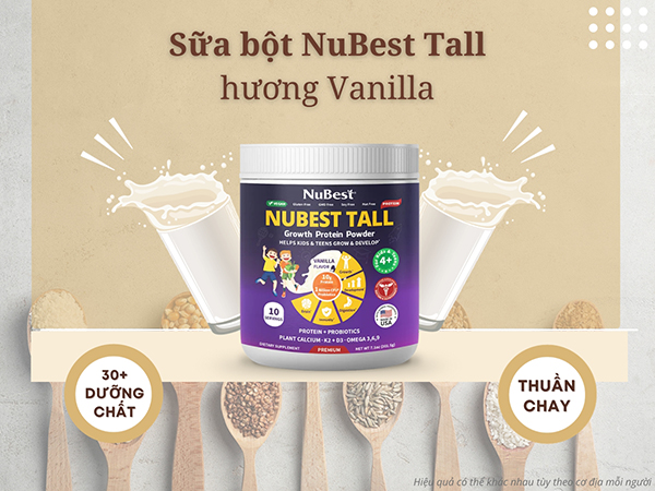 NuBest Tall dạng bột hương Vanilla có tốt không?